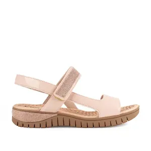 Sandália Campesí Flatform Rosa 34