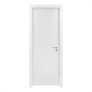 Kit Porta de Madeira 210x82 Direita Batente Regulável 11-19cm Super Branco New Rocha