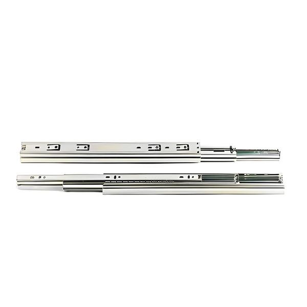 Corrediça Telescópica em Aço Mini Light Até 17Kg 1 Par Jomarkits Corrediça Telescópica Mini Light 32x450mm Até 17Kg 01 Par em Aço