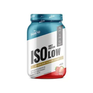 Isolow Whey Protein Isolado 900g Morango - Sharkpro Suplementos