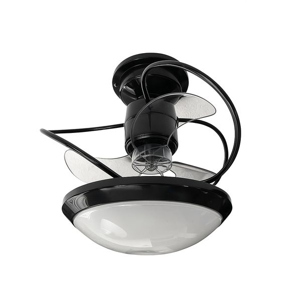 Ventilador de Teto Treviso Preto Bali Control Remoto Bivolt