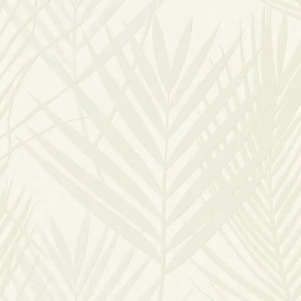 Papel De Parede Tissé Folhagem Branco 20701