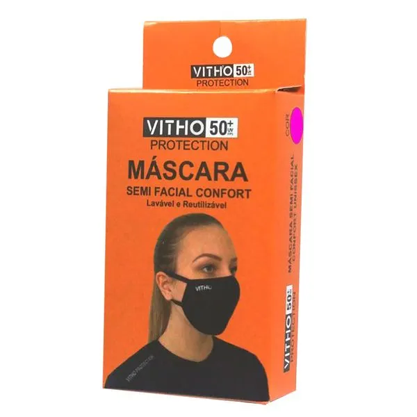 Máscara Confort Com Proteção Uv50 Pink 1 Unidade Mascara Confort Com Protecao Uv50 Pink 1 Unidade