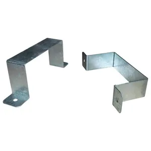 Abraçadeira Condutor Retangular Aço C33 Zincado 15x3cm Calhaforte