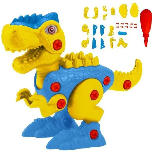 Brinquedo para Montar T-Rex Monta e Desmonta com Ferramenta de Montagem Homeplay Brinquedo para Montar T-Rex Monta e Desmonta com Ferramenta Homeplay
