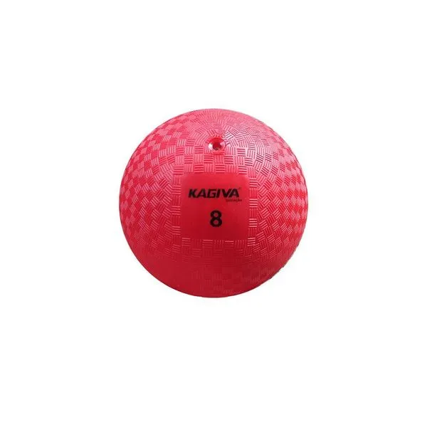 Bola de Iniciação N8 para Crianças Menores de 8 Anos em Borracha Vermelho Kagiva Bola de Iniciação N8 para Jogos de Queimada e Handebol Vermelho Kagiva