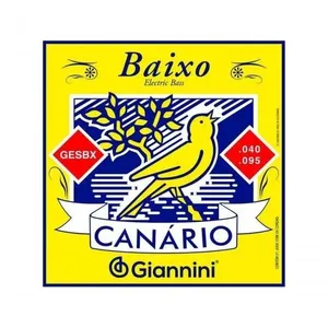 Encordoamento Para Contrabaixo 4 Cordas .040 Giannini Gesbx G