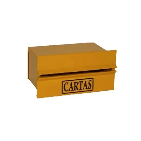 Caixa de Correio Popular Grade para Cartas Casa e Condomínio Amarela em Aço de Carbono Ouro Minas Caixa de Correio Popular Grade para Cartas Casa Condomínio Amarela em Aço de Carbono Ouro Minas