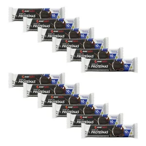 Kit Barra De Proteína Ever Nutri Cookies 40g 12 Unidades
