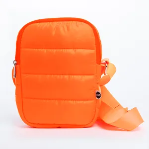 Bolsa Mini Puffer Laranja