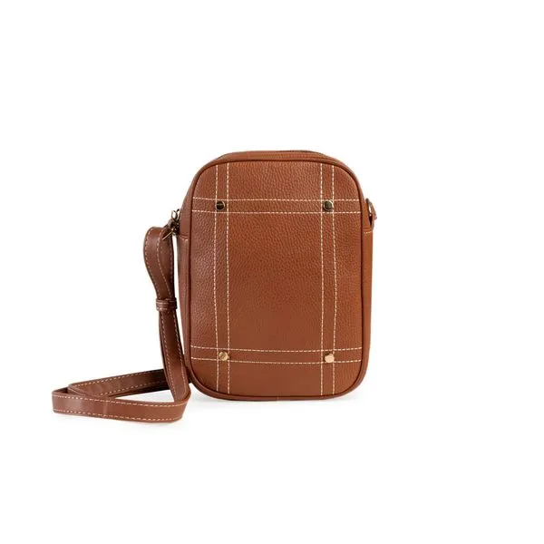 Bolsa Transversal Feminina Pequena Jade Caramelo 0280804152001
