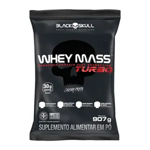 Whey Mass Turbo - 907g - Black Skull Whey Mass Turbo Baunilha 907g