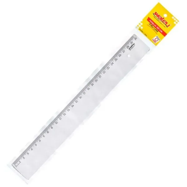 Régua 30cm New Line Cristal