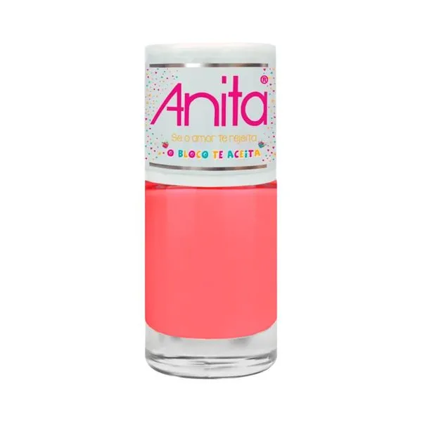 Esmalte Anita Eu No Carnaval Se O Amor Te Rejeita, O Bloco Te Aceita Esm Anita 10ml Se O Amor Te Rejeita