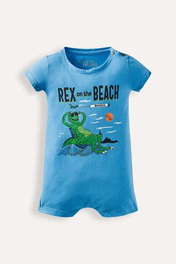 Macaquinho Pimpao Bb Rex Beach Azul Royal - M