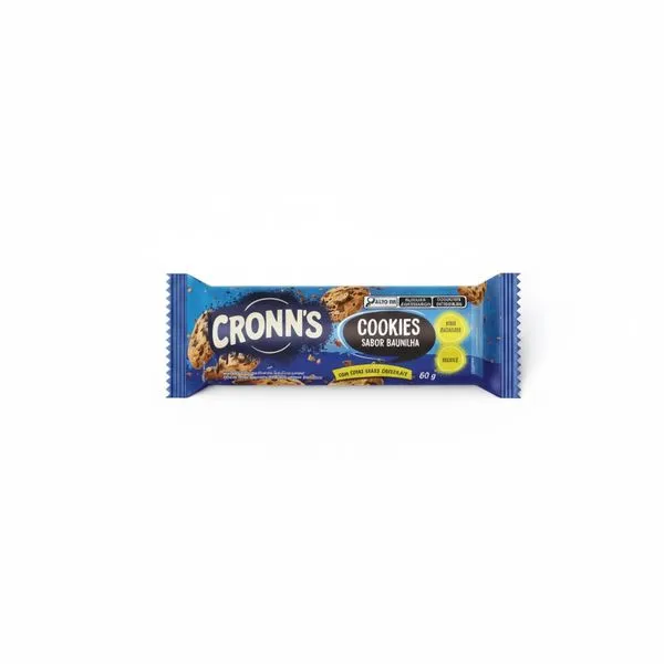 Biscoito Cookies Cronn's Baunilha 60g