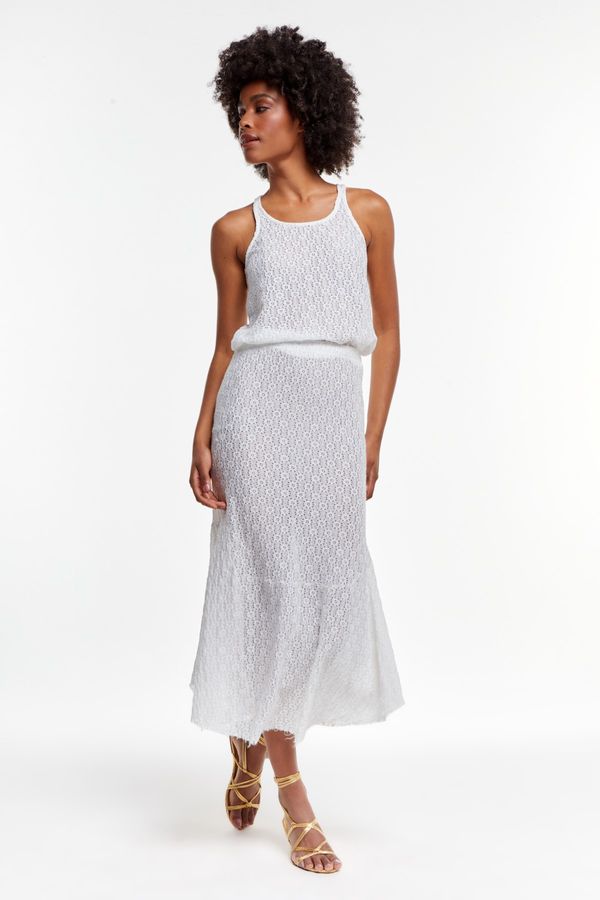 SAIA RECORTE RENDA COSTEIRA OFF WHITE - G
