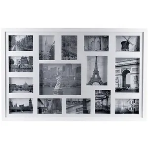 Painel Multifoto Kapos 60095 Bee Collections Para 15 Fotos 83X53X3 Branco