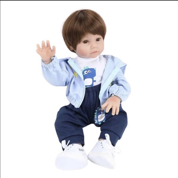 Bebê Reborn Menino Laura Baby - Dino Adam Corpo 100% Vinil