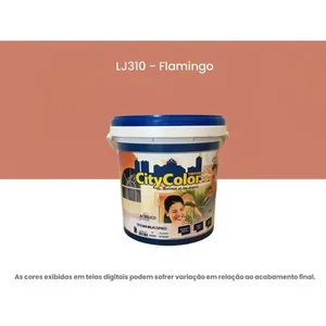 Tinta Acrílica Citycolor Premium Semibrilho Flamingo 3,6 Litros 063LJ310 (MP)