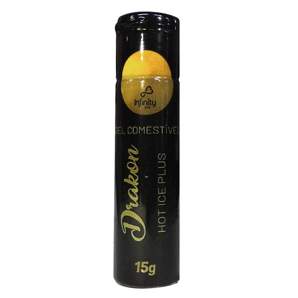 Drakon Gel Comestível Hot Ice Plus Linha Functions 15g Infinity Sex