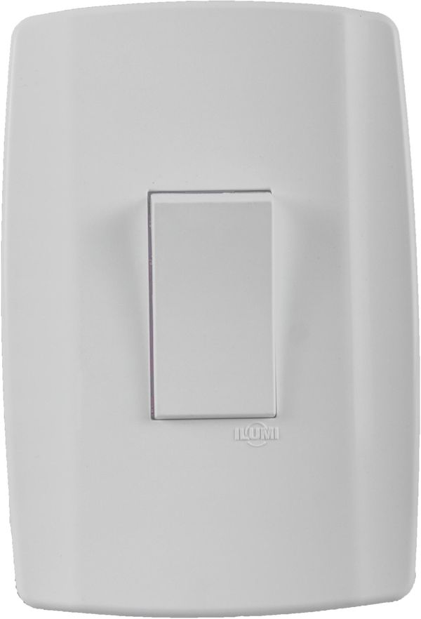 Interruptor Ilumi Simples 10A 250V Vertical Slim