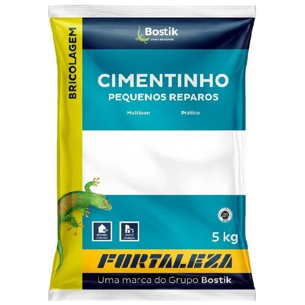Cimento Cimentinho para Pequenos Reparos Branco 5 Kilos - 00172 - FORTALEZA