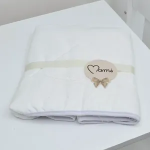 Toalha de Banho com Capuz 90x80 cm Clássico Branco