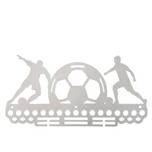 Porta Medalha F031 para Organizar Conquistas com Corte a Laser em MDF Branco Trovarelli Móveis Porta Medalha F031 em MDF com Corte a Laser de Alta Definição Branco Trovarelli Móveis