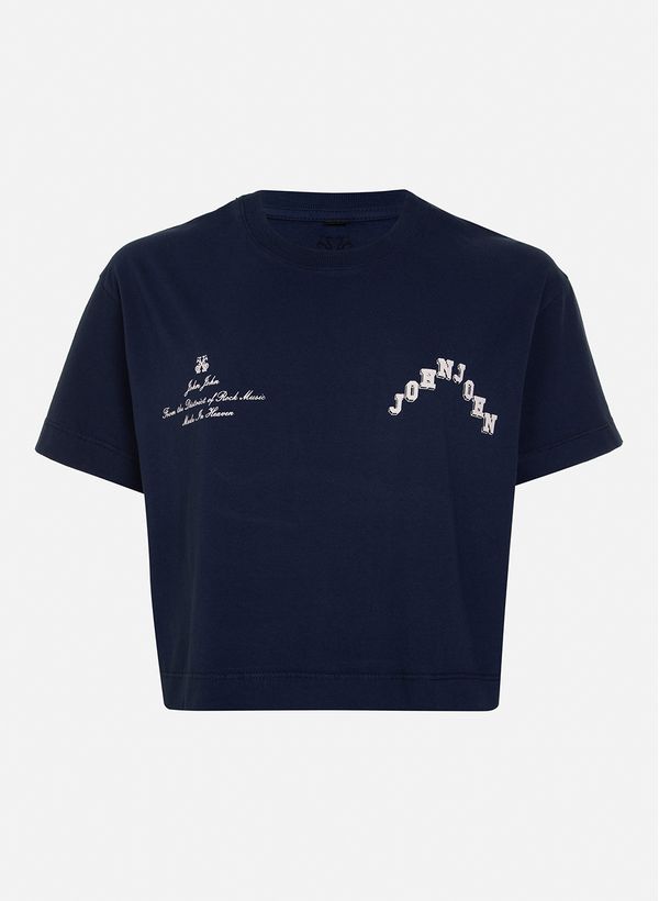 Camiseta Cropped Music District John John Feminina M
