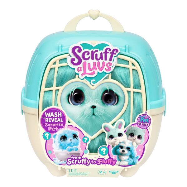 Pelúcia Surpresa Adotados Scruff A Luvs Azul - Moose