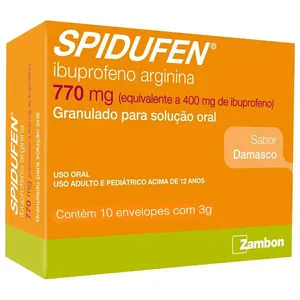 Spidufen 770Mg Granulado 10 Envelope Damasco 3 G