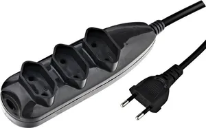 Extensão c/ 3 Entradas 10A 2 Pontas 3m Prosteel