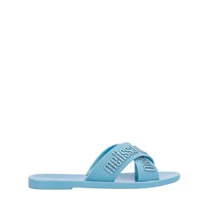 Mini Melissa M-Lover Slide Infantil Azul Prata 35968-30