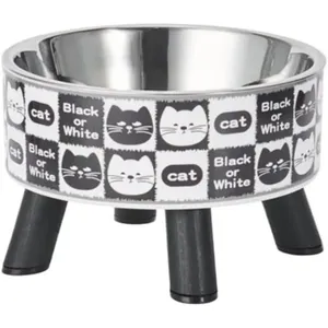 Tigela Elevada De Aço Para Gatos Petnes 500ml (MP)
