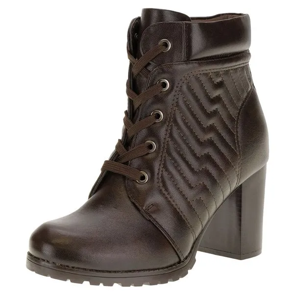 Bota Feminina Coturno Mooncity - 73115 CAFÉ 39