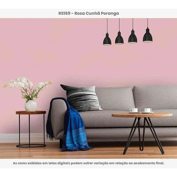 Tinta Acrílica Citycolor Premium Semibrilho Rosa Cunhã Poranga 3,6 Litros 063RS169 (MP)