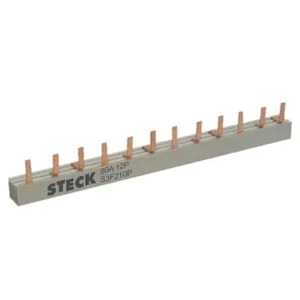Barramento Trifásico 80a 440v 3x19 - S3f1000b - Steck Barra Trif.80a 440v 3x19 Din Steck S-3f1000b