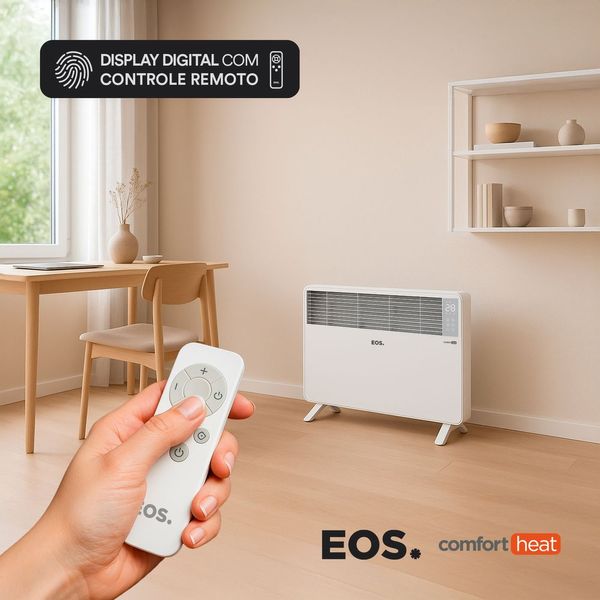 Aquecedor Eletrico Convector Piso/Parede Comft He Eaq04 2000W 220V Eos