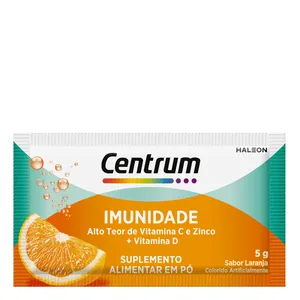 Suplemento Alimentar Centrum Imunidade Laranja 5g em Pó