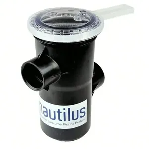 Pré-Filtro Universal para Motobomba de Piscina Até 2CV Tampa Transparente Acrílico Nautilus Pré-Filtro Universal Motobomba de Piscina Até 2CV Transparente Nautilus