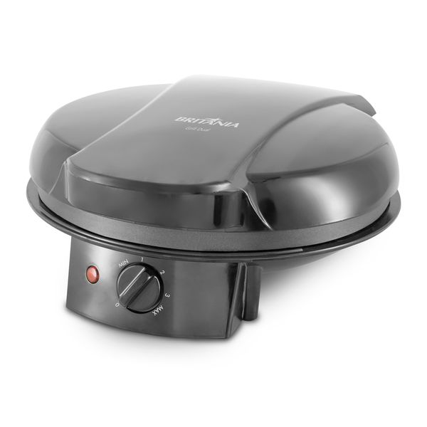 Grill Elétrico Britânia Dual BGR04P com Chapas Antiaderentes Preta 127V