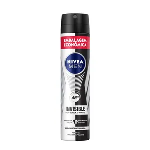 Nivea Des Aero Masc Black White Invis Clear 200ml