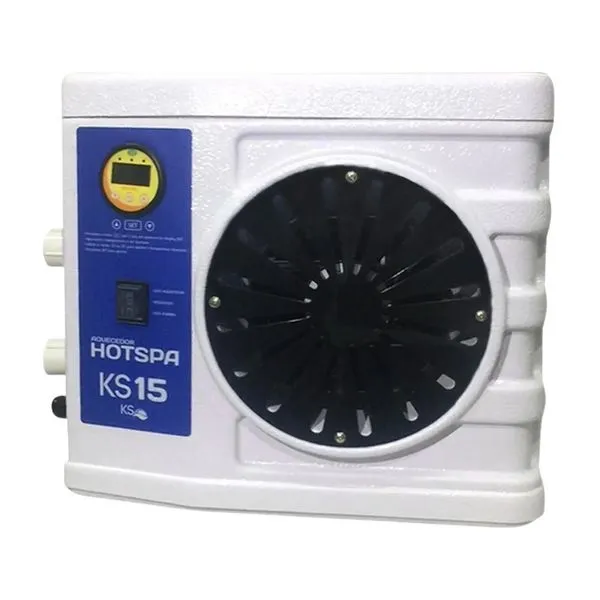 Bomba Trocador de Calor KS15 para Aquecimento de Piscina Ate 13 Mil Litros Branco KS Aquecedores 220V Bomba Trocador de Calor KS15 para Piscina Ate 13 Mil Litros Branco KS Aquecedores 220V