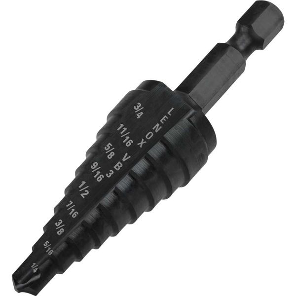 Broca de aço rápido escalonada 1/4” (6,4 mm) a 3/4” (19,1 mm) LENOX