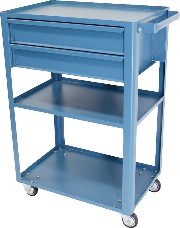 Carro para ferramentas 60 cm x 40 cm x 89,8 cm aberto 90 kgf azul NC-5 NOCRAM