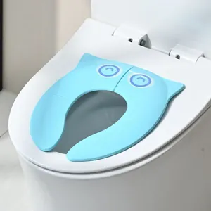 Assento Sanitário Infantil Dobrável Redutor Conforto para Desfralde Azul Kloof Assento Sanitário Infantil Dobrável Redutor Azul para Desfralde Kloof