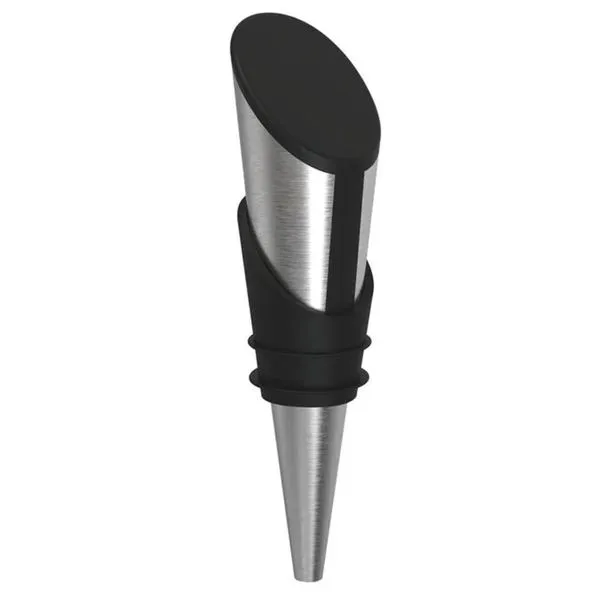 Tampa Garrafa de Vinho Rolha de Metal Tramontina Harmozina Bar Aço Inox Silicone
