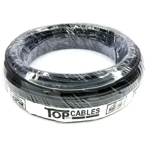 Cabo Elétrico 10mm Preto 25 Metros Top Cables (MP)