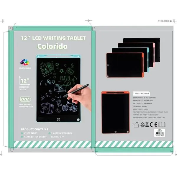 Lousa Mágica Infantil Tablet Tela LCD para Escrever e Desenhar Portátil 8.5 10 12 Polegadas OEM Lousa Mágica Infantil Tablet Tela LCD para Escrever e Desenhar Portátil OEM